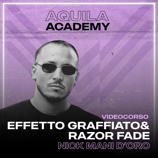 Effetto Graffiato e Razor Fade - Aquila Scissors